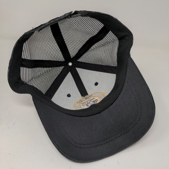 USMC United States Marine Corps Snapback Mesh Back Hat Blue Adjustable - Picture 10 of 11